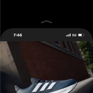 Adidas Runfalcon Dark Blue &White Mens 13 NWT